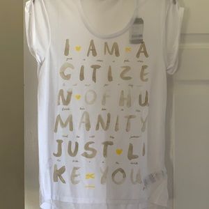 Denham white tee